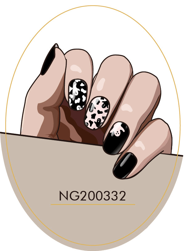 NG332-Nero fantasma - NAILBLISS