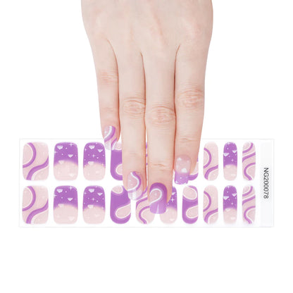 NG078-Purple almond - NAILBLISS 