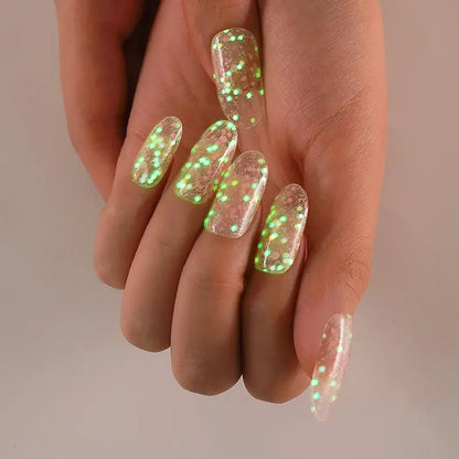 NG264-Trasparenti con glitter - NAILBLISS 