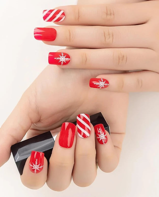 NG296-Red christmas - NAILBLISS 